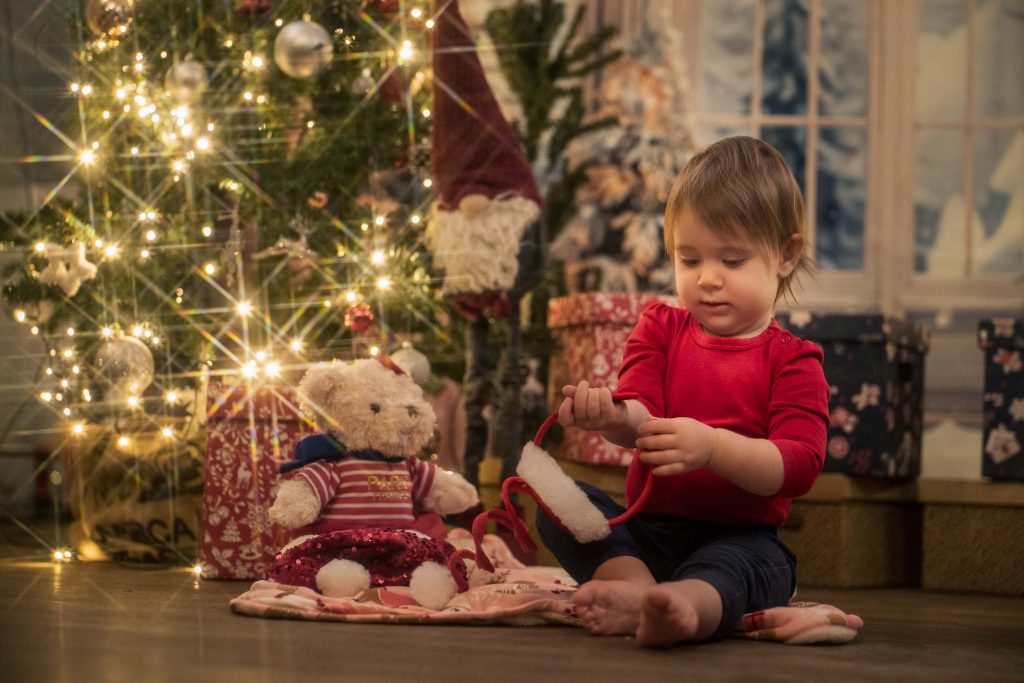 Porodicno novogodisnje fotografisanje u foto studiju u Novom Sad
